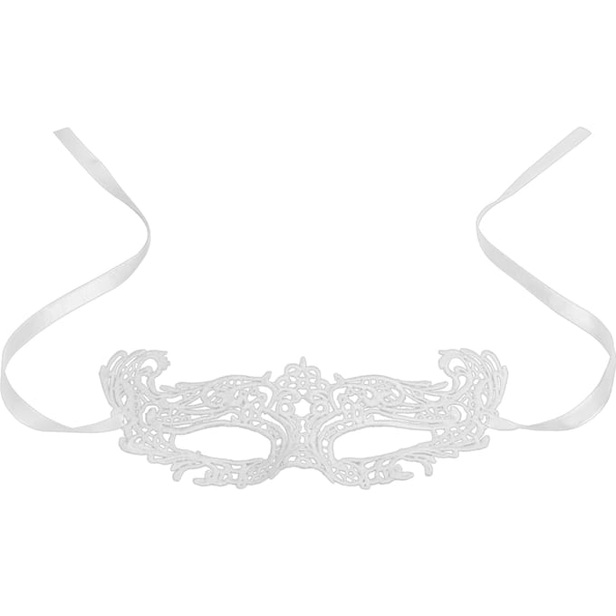Venetiaans masker in het wit