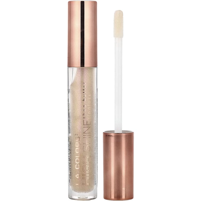 LA. Kleuren, Hoge Glans, Shea Butter Lipgloss, CLG998 Sugar Lips, 4g (0,14 oz) beige