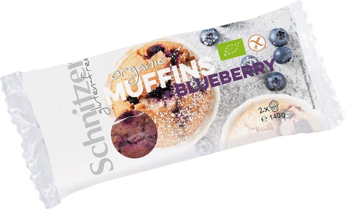 Schnitzer Muffin Bosbessen Bio 140 gr