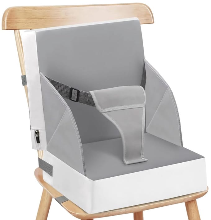 Kinderzetel - Eetstoel Baby 6 Maanden en Ouder - Kinder Eetstoel - Kinderstoel - Inklapbare Eetstoel - Wit