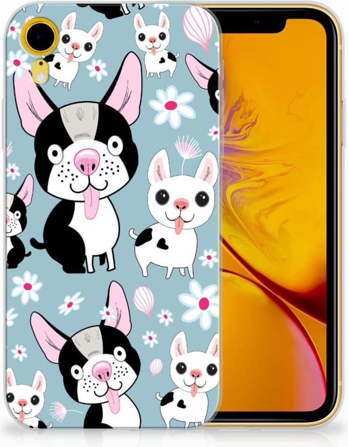 Apple iPhone Xr TPU Hoesje Hondjes