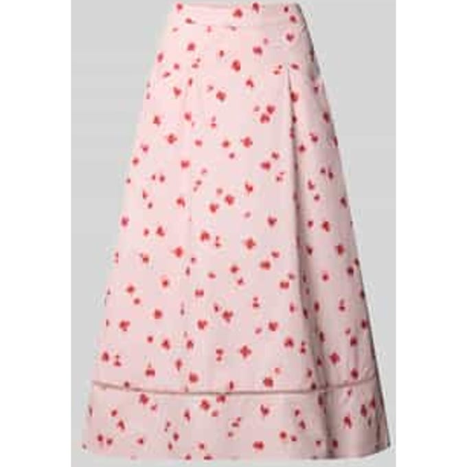 Midirok in all-over look met steekzakken