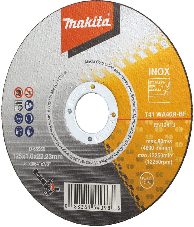 Makita D-65969 - THIN CUT-OFF WHEEL 125x22.23 - 1 pcs.