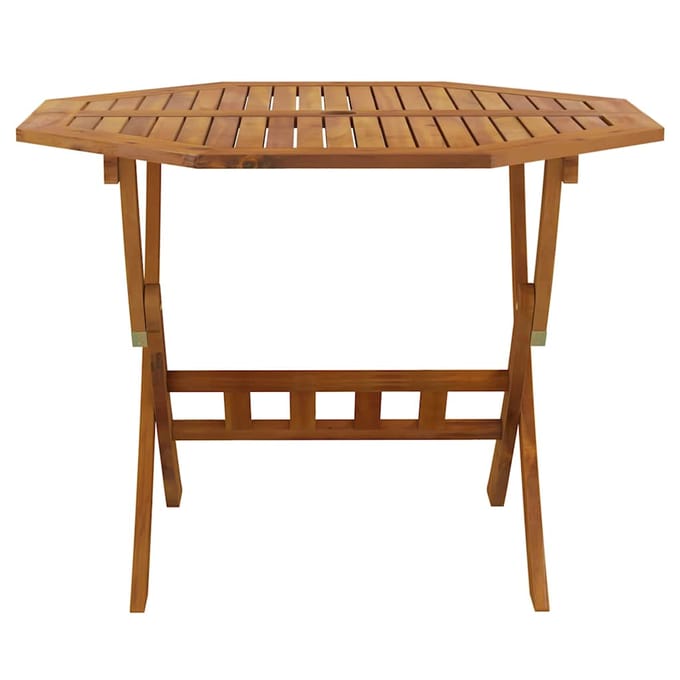 vidaXL - Tuintafel - inklapbaar - 90x75 - cm - massief - acaciahout