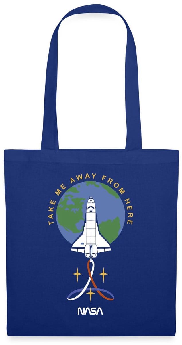 NASA Take Me Away From Here Tas Van Stof Schoudertas