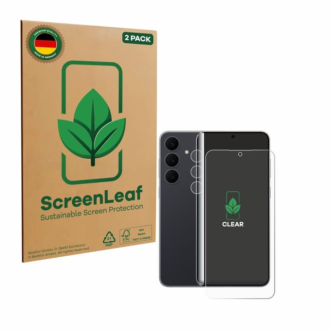 2 Stuks Screenprotector voor Samsung Galaxy S25 FE (Voor+Camera) - Hoogwaardige Beschermfolie transparant
