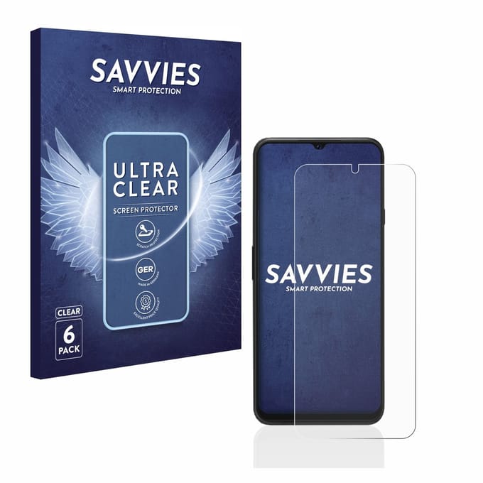 Savvies - Screenprotector voor Cubot P80 - Folie Beschermfolie transparant 6 Stuks