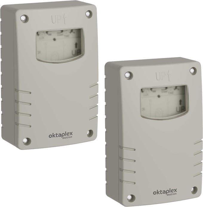 Set van 2 Schemerschakelaars voor Buiten met Uitschakeltimer en Instelbare Sensor IP65 230V