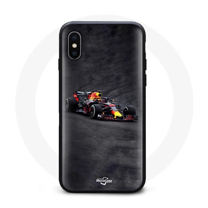Coque Iphone XS Max Formule 1 Bleu Verstappen blauw