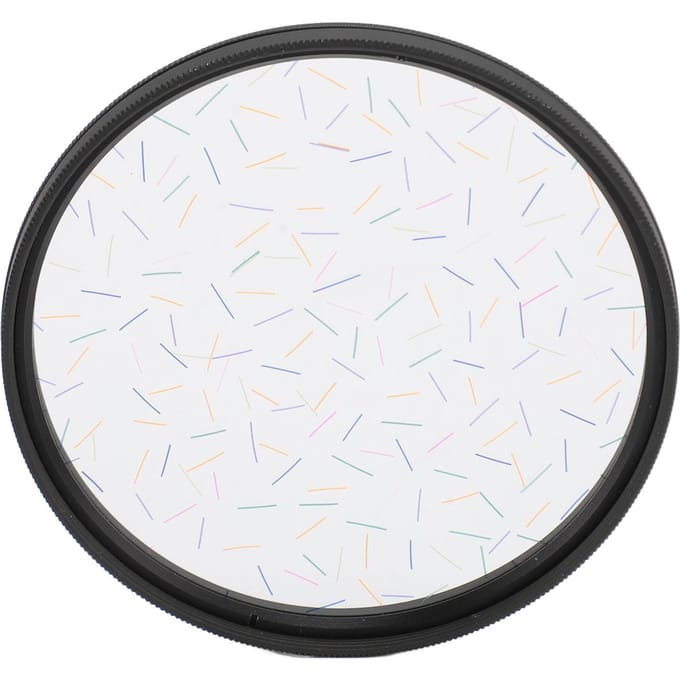 Kleurrijk 77mm Sterfilter Optisch Glas Sterlicht Schittering Speciale Effecten Anamorf Lens Flare gray