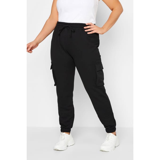 Yours Cargojoggingbroek In Zwart Size 44