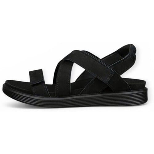 Ecco Soft Sandalen zwart Leer - Maat 37