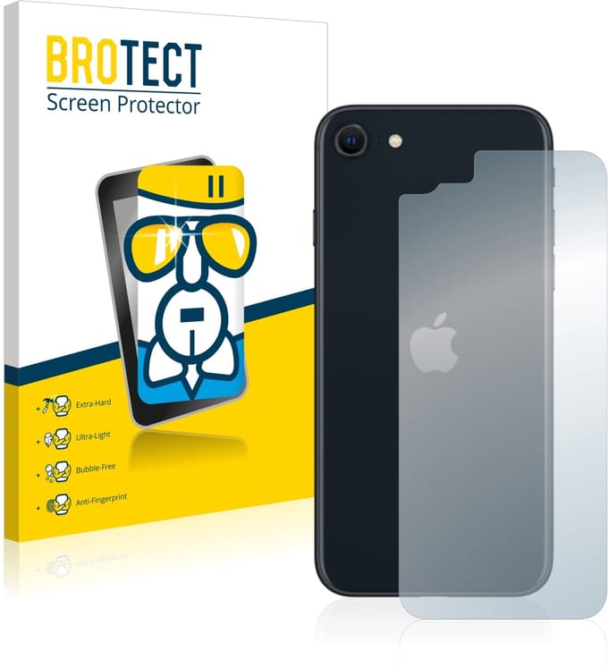 Screenprotector voor Apple iPhone SE 3 2022 (Achterkant) Beschermglas transparant