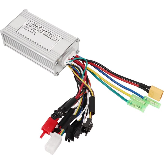 3 Modus Sinusgolf Controller Borstelloze DC Motor Besturingssysteem voor Elektrische Fiets 24V 36V 48V 17A white