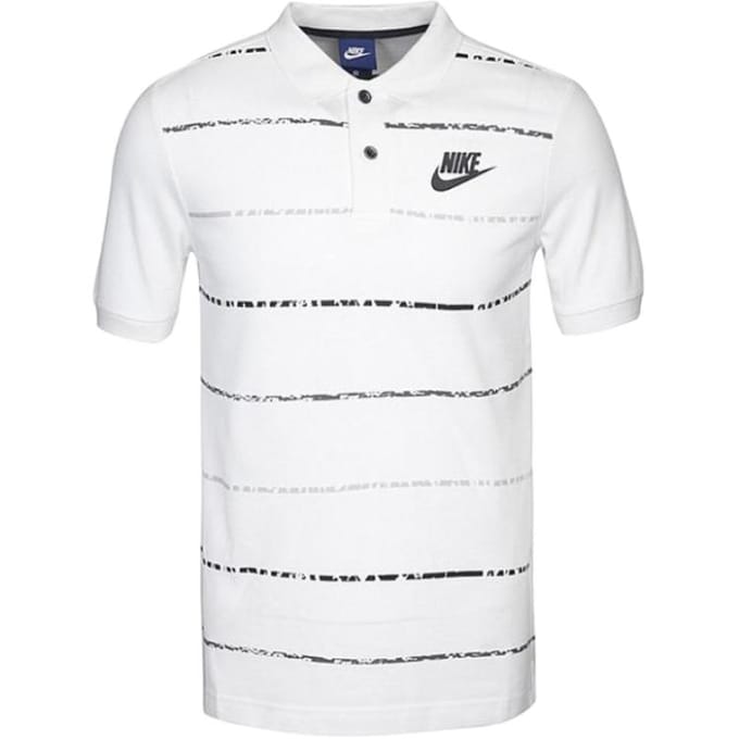 Nike Logo Casual Poloshirt Heren Tops AA5035-100 XL white