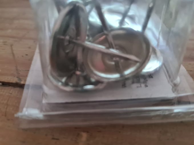 Handson Glijnagel - 8 stuks - Nikkel - 25mm