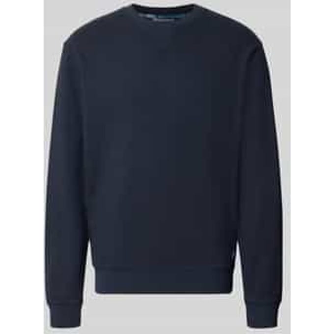 Regular fit sweatshirt van katoenmix