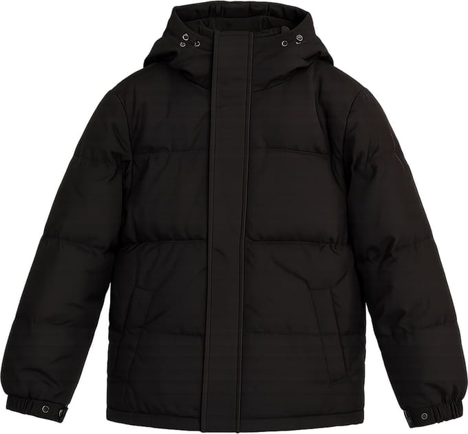 SUNMOOL Dames Donsjas - Dames Winterjas - Gewatteerd en getailleerd - 90% Duckdown - Hooded - Zwart - Maat : S