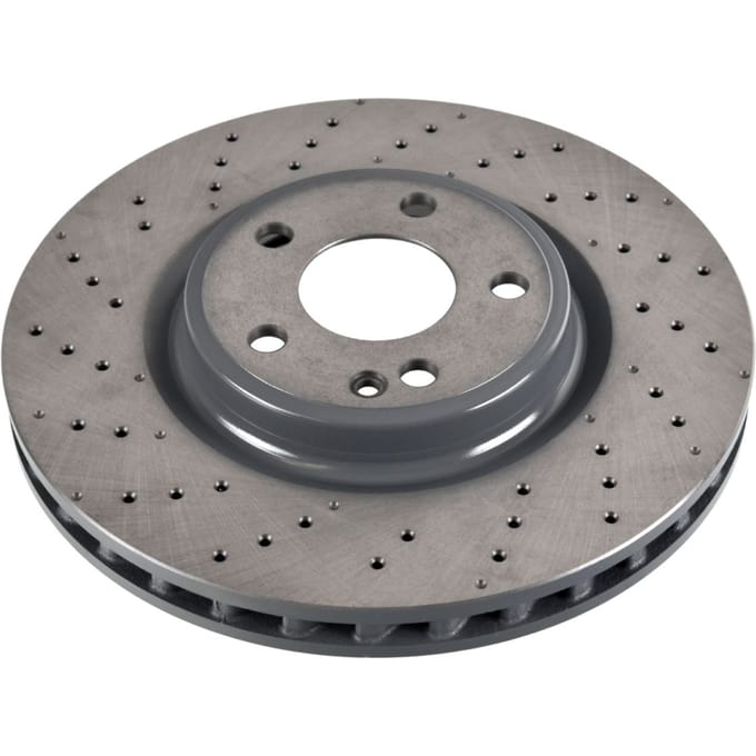 Remschijf FEBI BILSTEIN 107501 voorkant, geventileerd, geperforeerd, 1 Stuk