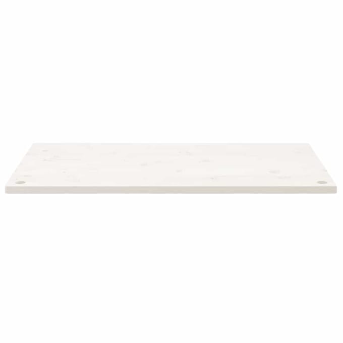 vidaXL - Bureaublad - 100x60x2,5 - cm - massief - grenenhout - wit