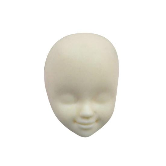 DIY siliconen mal fondant pop hoofd gezicht bakken taart chocolade accessoires 5 beige
