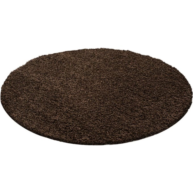 Muratap Basic rond shaggy vloerkleed hoogpolig- 200 cm rond