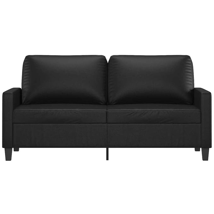 vidaXL - Tweezitsbank - 140 - cm - kunstleer - zwart