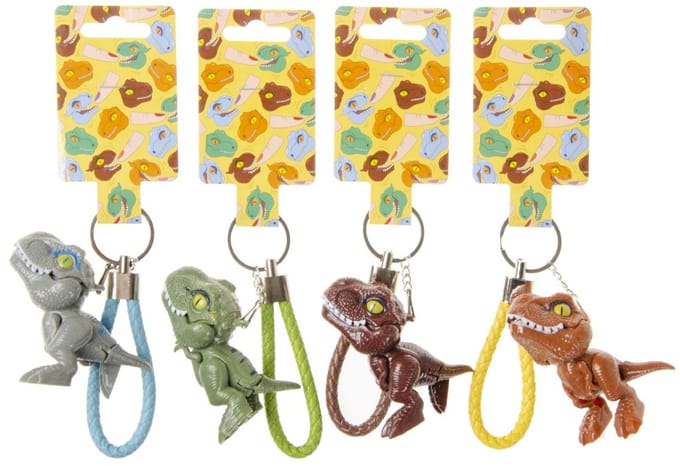 Duckiez Sleutelhanger Finger Biting Dino - 12 stuks