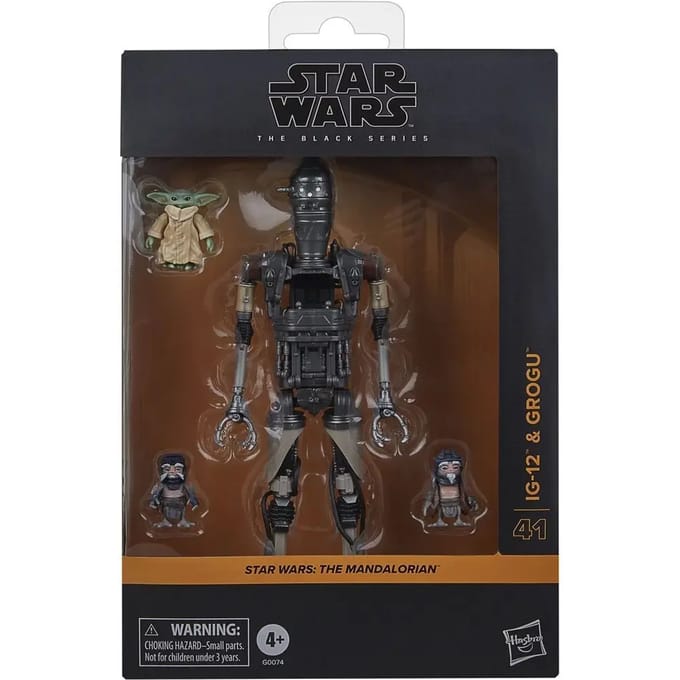 Hasbro Star Wars: The Mandalorian Black Series Action Figure 2-Pack IG-12 & Grogu 15 cm Action Figuur