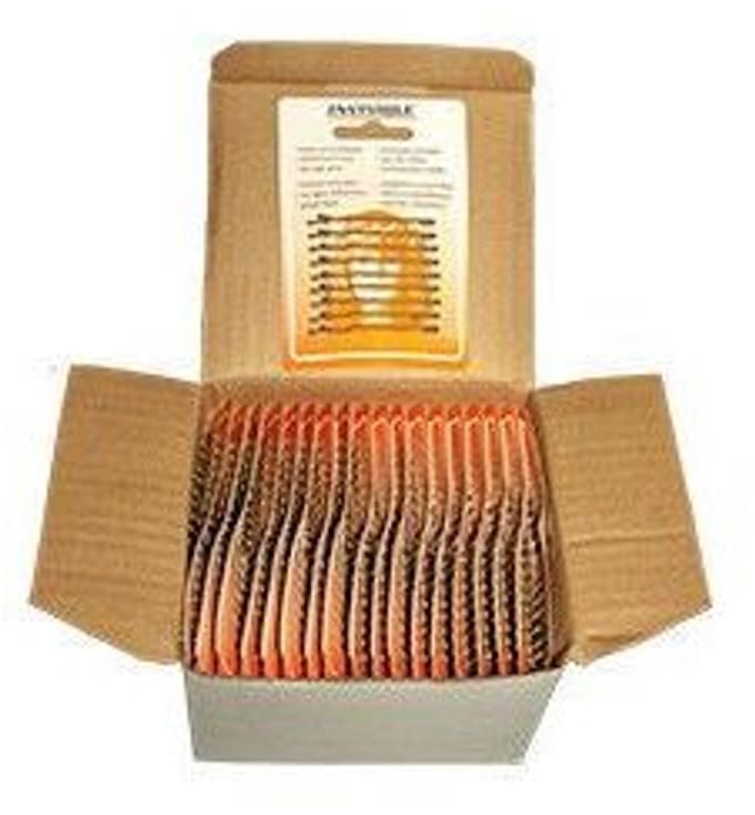 Invisible Haarschuifjes Lang 65mm Blond 36x8st.