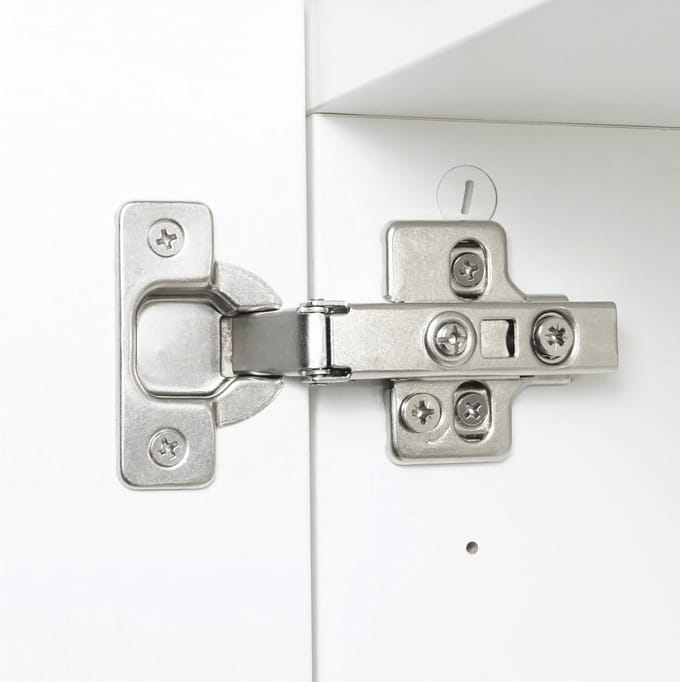 Softclose Scharnieren voor IKEA Besta Deuren - 12 Stuks - Eenvoudig Verstelbaar