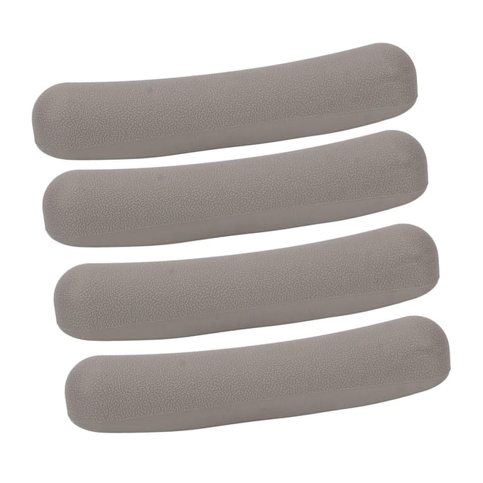 4pcs Coussinets d'aisselle pour béquilles Empêchent le glissement Coussin d'aisselle pour béquilles de remplacement en TPR souple Gris grise