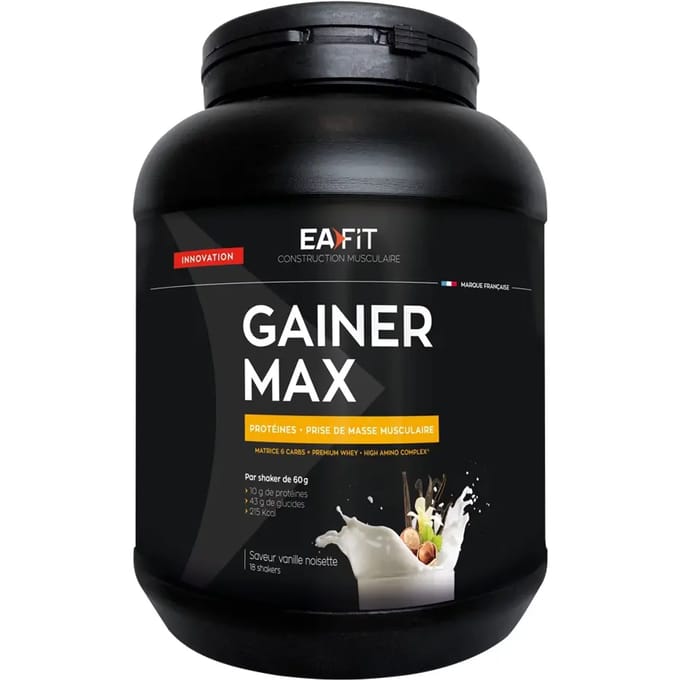 Gainer Max Vanille Hazelnoot EA Fit 1,1kg