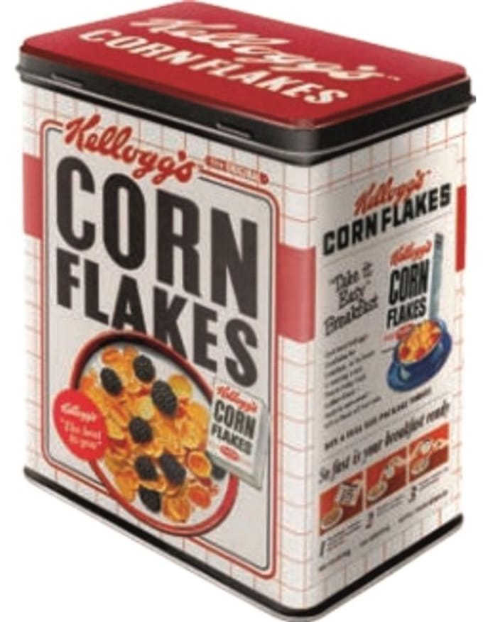 Bewaarblik Tin Box L – Kellogg’s Corn Flakes