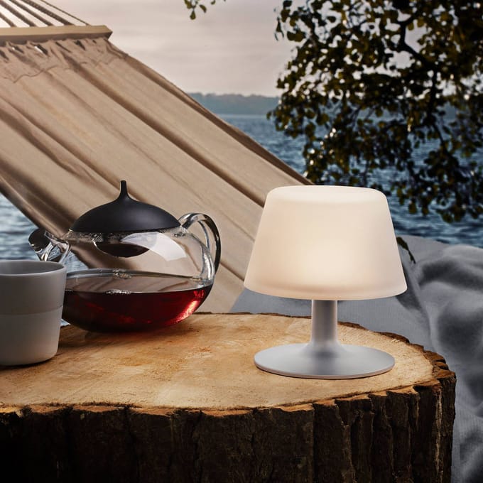 Eva Solo - SunLight Solar Tafellamp Aluminium - Transparant - Aluminium - Glas