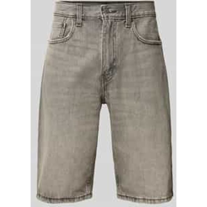 Korte loose fit jeans in 5-pocketmodel