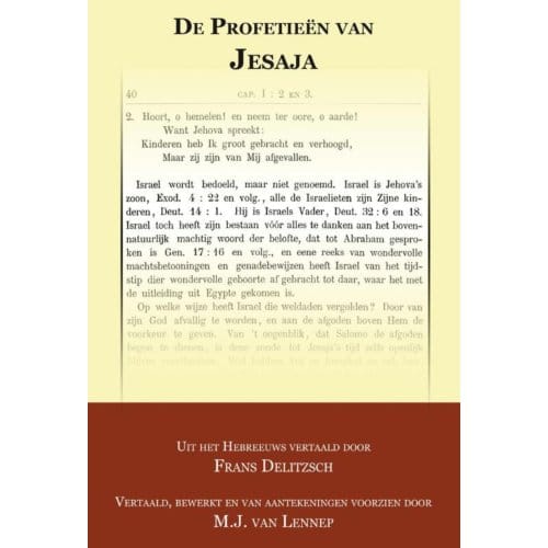 De Profetieën Van Jesaja - Franz Delitzsch