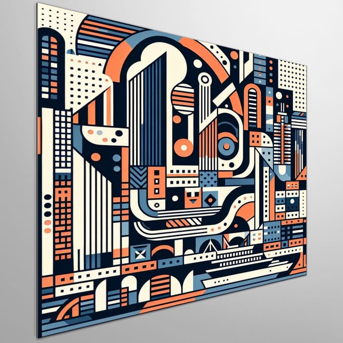Kunstprint | Wanddecoratie | Dibond | 40 × 40 cm