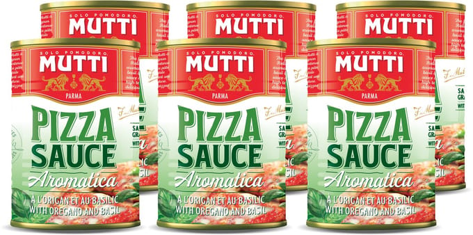 Mutti Pizzasaus Aromatica 6 x 400 gram