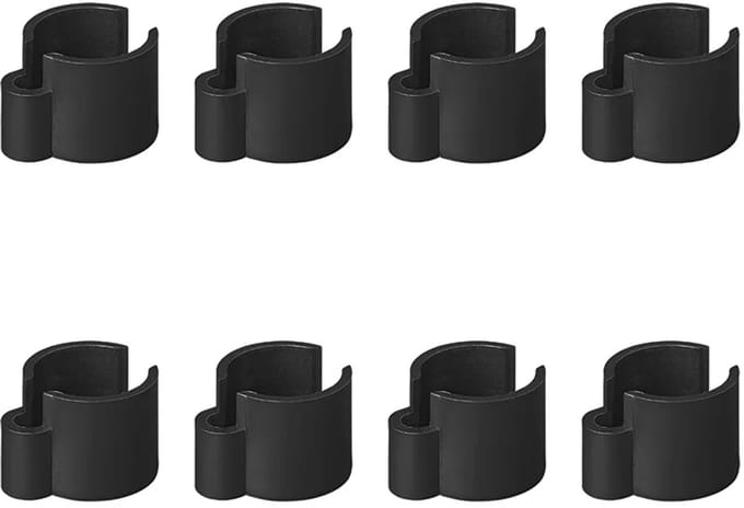 ProPlus Kabelclip - 22-32mm - Set van 8 stuks - Zwart