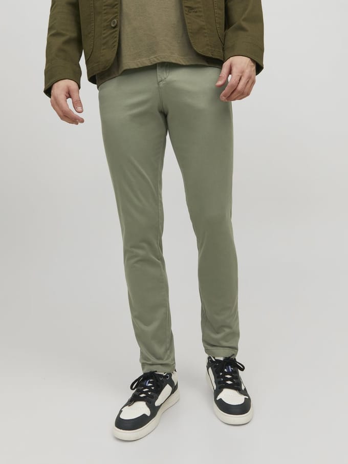 JACK & JONES Marco Bowie slim fit - heren chino - olijfgroen