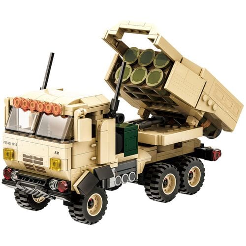 WANGE M142 Himars raketwerper 457 stuks bouwstenenset voor hobbybouwers