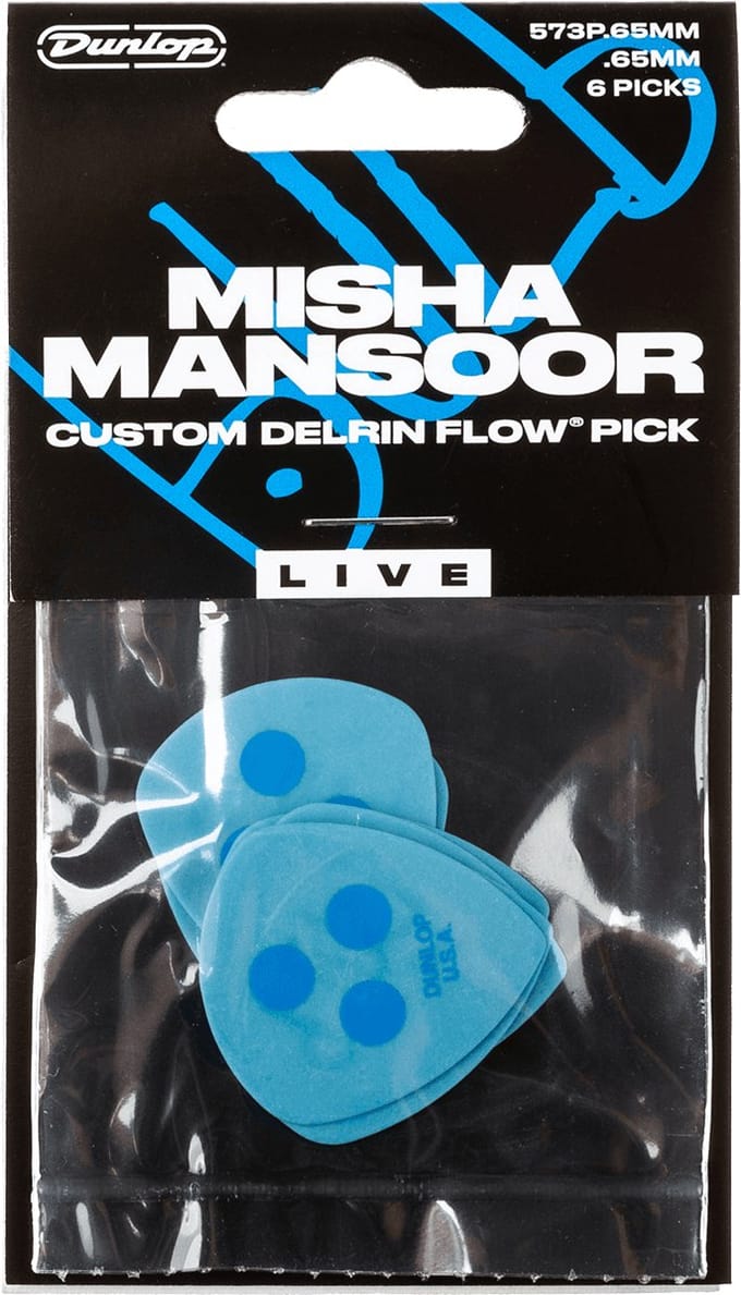 Jim Dunlop - Misha Mansoor - Plectrum - Live - 0.65 mm