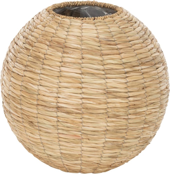 J-Line vaas Yumi Bol - bamboe - naturel - large - Ø 35 cm