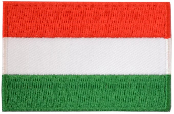 Embleem vlag Hongarije- Strijk embleem - Carnavalskleding - Carnaval accessoires