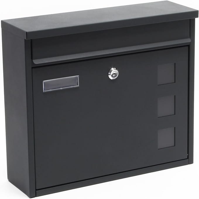 Moderne Wandbrievenbus Antraciet – Stijlvolle en Functionele Postoplossing