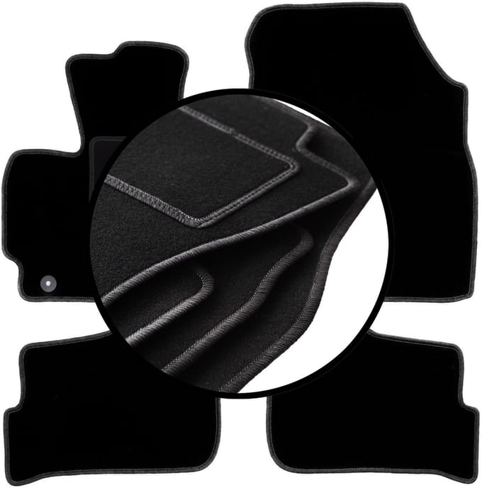 Complete set veloursmatten voor: Mitsubishi Space Star II hatchback (2013-)