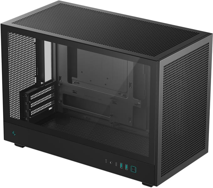 Behuizing zonder voeding - DEEPCOOL CH260 - Mini-toren - Formaat M-ATX - Zwart
