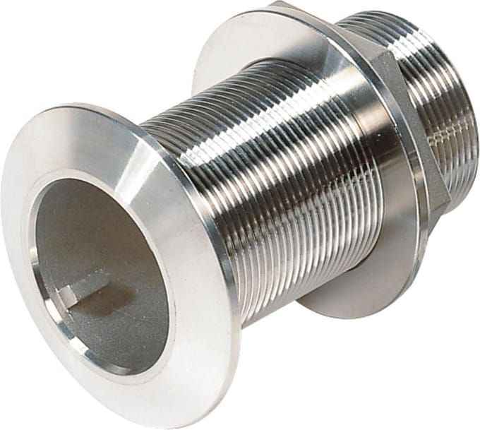 VETUS afgeschuinde RVS Huiddoorvoer  1¼" x 86 mm