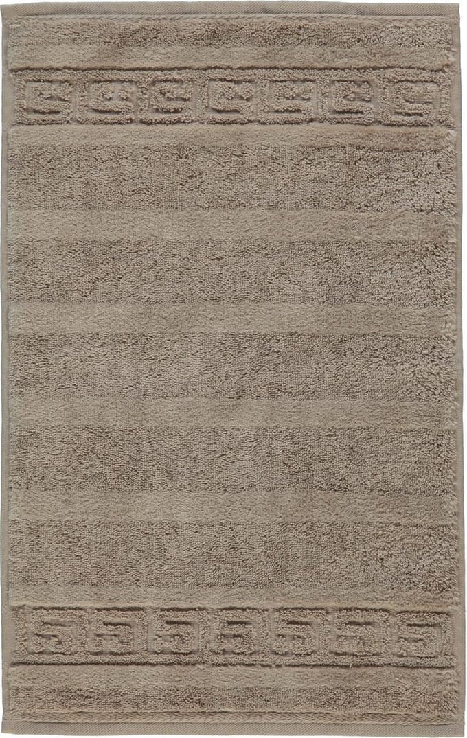 Cawo Noblesse Uni Gastendoekje - Zand 30x50